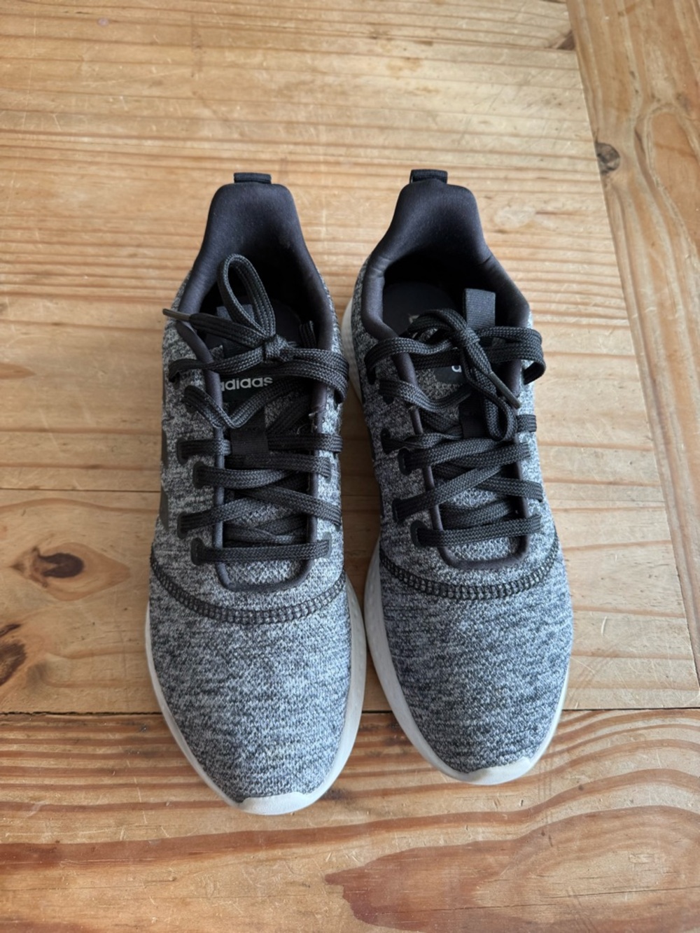 Adidas women’s Grey Knit Running Shoes